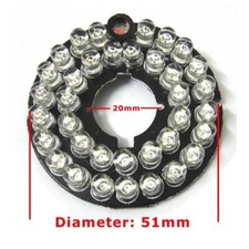 2pcs 36LEDs 5mm Infrared 90 Degrees Bulbs IR Board Illuminator For CCTV Camera