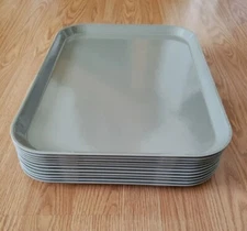 Lot of 11 Camtray Cambro Manufacturing Co. 16"x12" Serving Trays