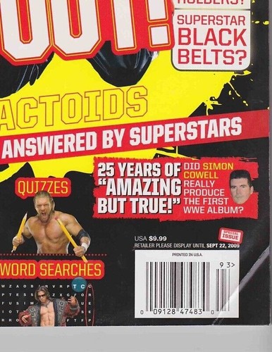 WWE Wrestling Magazine September 2008 Special Edition Trivia Blowout With Cards - Picture 6 of 10