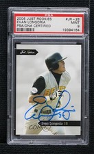 PSA/DNA 2006 Just Minors Rookies Evan Longoria #JR-28 PSA/DNA 9 MINT Auto 9d9