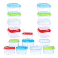 16 Pack 4oz Baby Food Freezer Containers with Lids - Small Baby Puree