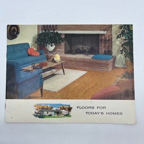1950s MCM NOFMA Oak Floors Advertising Booklet Brochure TH7 - 第 1/7 張圖片