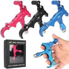 Bogenschie&szlig;en Release Aid 3/4 Finger Daumenrelease Trigger Caliper Compoundbogen