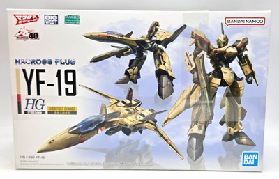 HG Macross Plus YF-19 Isamu Daison Machine 1/100 Model Kit Bandai Sealed NIB USA