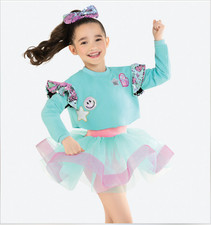 Revolution "Kid in a Candy Store" Girl's Two Piece Dance Costume Size Medium