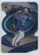 2021 Panini Spectra Rookies Neon Blue Prizm Die-Cut 36/45 Kohei Arihara #179 ku9