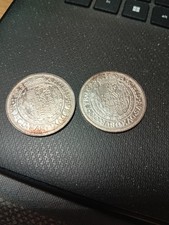 2 Pieces x 1625 Austria 1/2 Thaler Ferdinand II, Silver