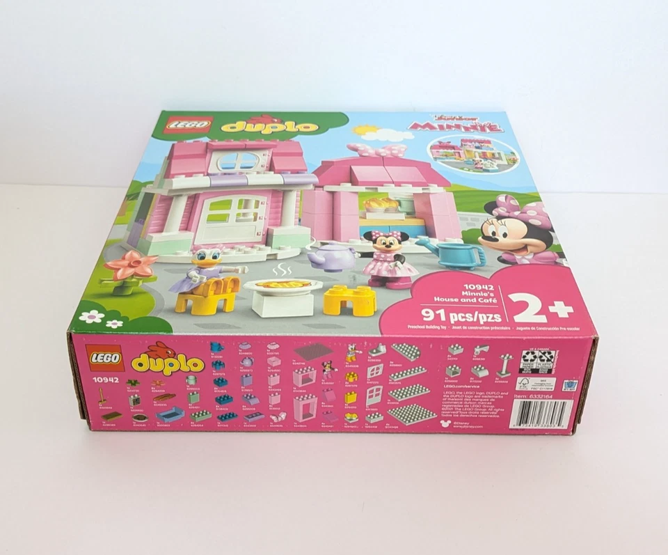 LEGO Duplo 10942 Minnie's House and Cafe Daisy Duck Retired Sealed NIB - Image 4 of 4