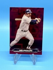 2024 Topps Stadium Club - Thurman Munson #157 Red Foil New York Yankees