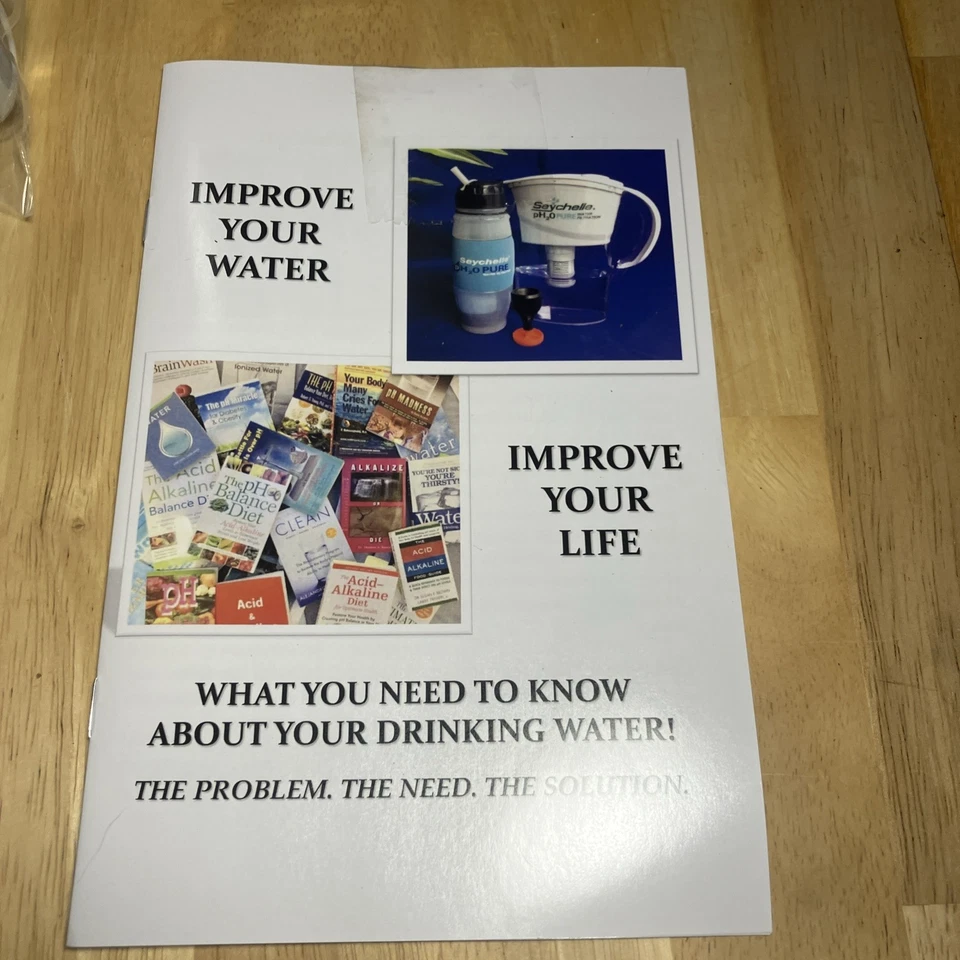 New Seychelle PH2O Pure Filtration Pitcher 32oz - Image 4 of 4