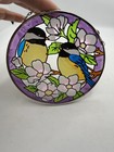 Bluebirds & Florals 5” Stained glass SunCatcher Charming!! — photo 2
