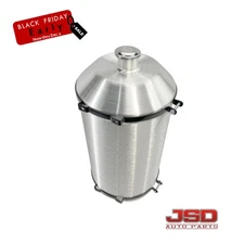 ✨Vertical Gas Tank Fuel Tank Cell 11 5/8 Gallons 12''x24'' 1/4 NPT Aluminum Spun