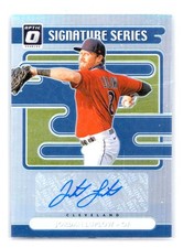 2021 Donruss Optic #SS-JL Jordan Luplow Signature Series Holo Cleveland Indians