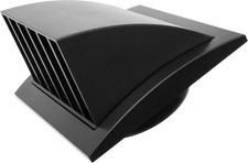 Vent Systems Anthracite 100 mm / 4" inch Exhaust Vent Cover - Louvered Dryer Co