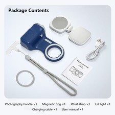 MagSafe-Compatible Magnetic Bluetooth-Compatible Phone Photography Handle Grip
