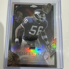 2025 Topps Chrome Football Fortune 15 Lawrence Taylor Refractor