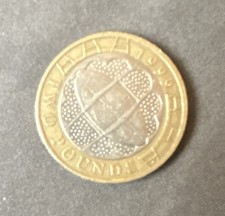 1999 Rugby World Cup £2 Coin - Circulated Royal Mint Collectable Two Pounds