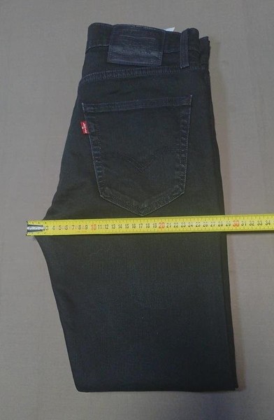 Men Levi's Jeans Black Denim 32 #1WOV
