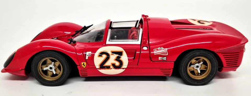 Jouef 1/18 Ferrari 330 P4 Winner Daytona 1967 #23 Diecast Model Car - Image 4 of 4