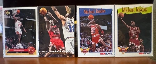 Michael Jordan 4 Card Lot