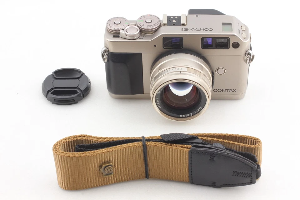 [Ecc+5] Corpo fotocamera pellicola telemetro Contax G1 45 mm f2 dal GIAPPONE - Immagine 2 di 4