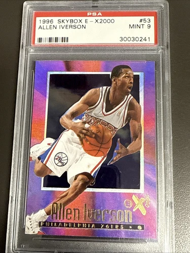 1996-97 Skybox E-X2000 - Allen Iverson #53 (RC) Philadelphia 76'ers