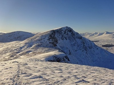 Photo 6x4 Above the Corries Grampian Mountains/NN3643 Nearing the summit c2017