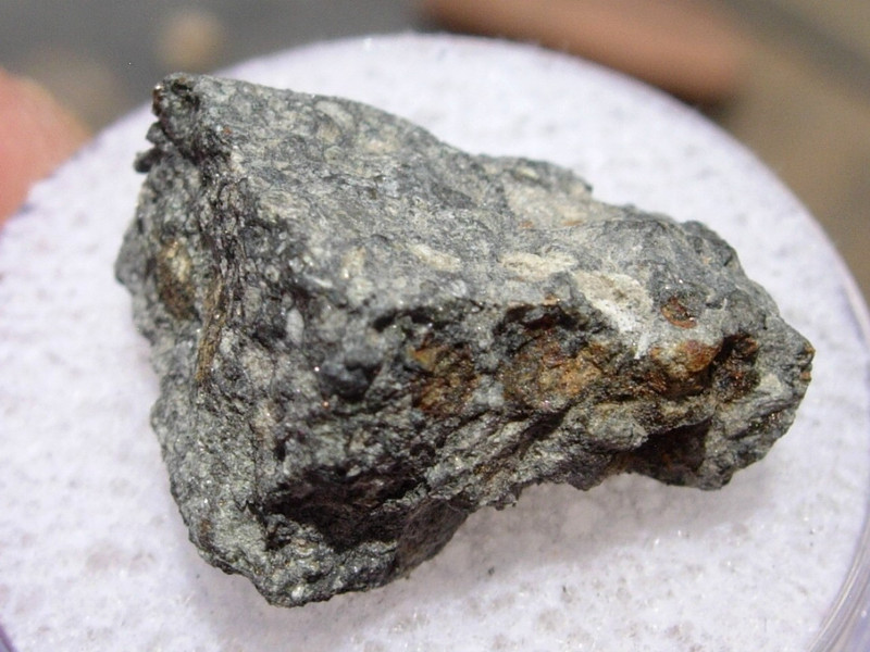 2.89 grams Taoussat-n-Amouzzour 001 Meteorite TnA 001 fragment comes with a COA