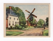 Scenes of the Netherlands Trade Card. #57 Windmill in Eenrum, Groningen
