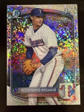 2025 Bowman #BCP-125 Alejandro Rosario Chrome Prospects Mini Diamond Refractors