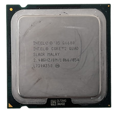Intel Core 2 Quad Q6600 @ 2,40 GHz/8 M/1066 socket SLACR LGA775 processore CPU