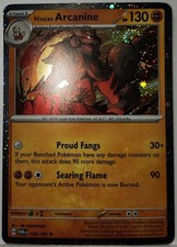 Fart Swirl 🌀 Arcanine 100 Cosmos Holo Bleed Error Rare Promo Pokemon TCG 🌀✨️