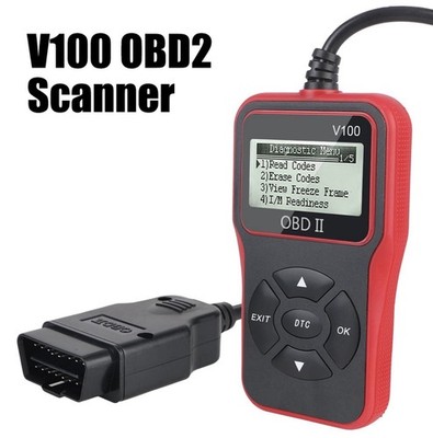 Car Diagnostic Tools OBD2 Code Reader V100 Plug and Play OBD 2 Scanner Digital