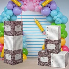 6 Pcs Composition Notebook Preschool Back to School Decorations Large Classro...