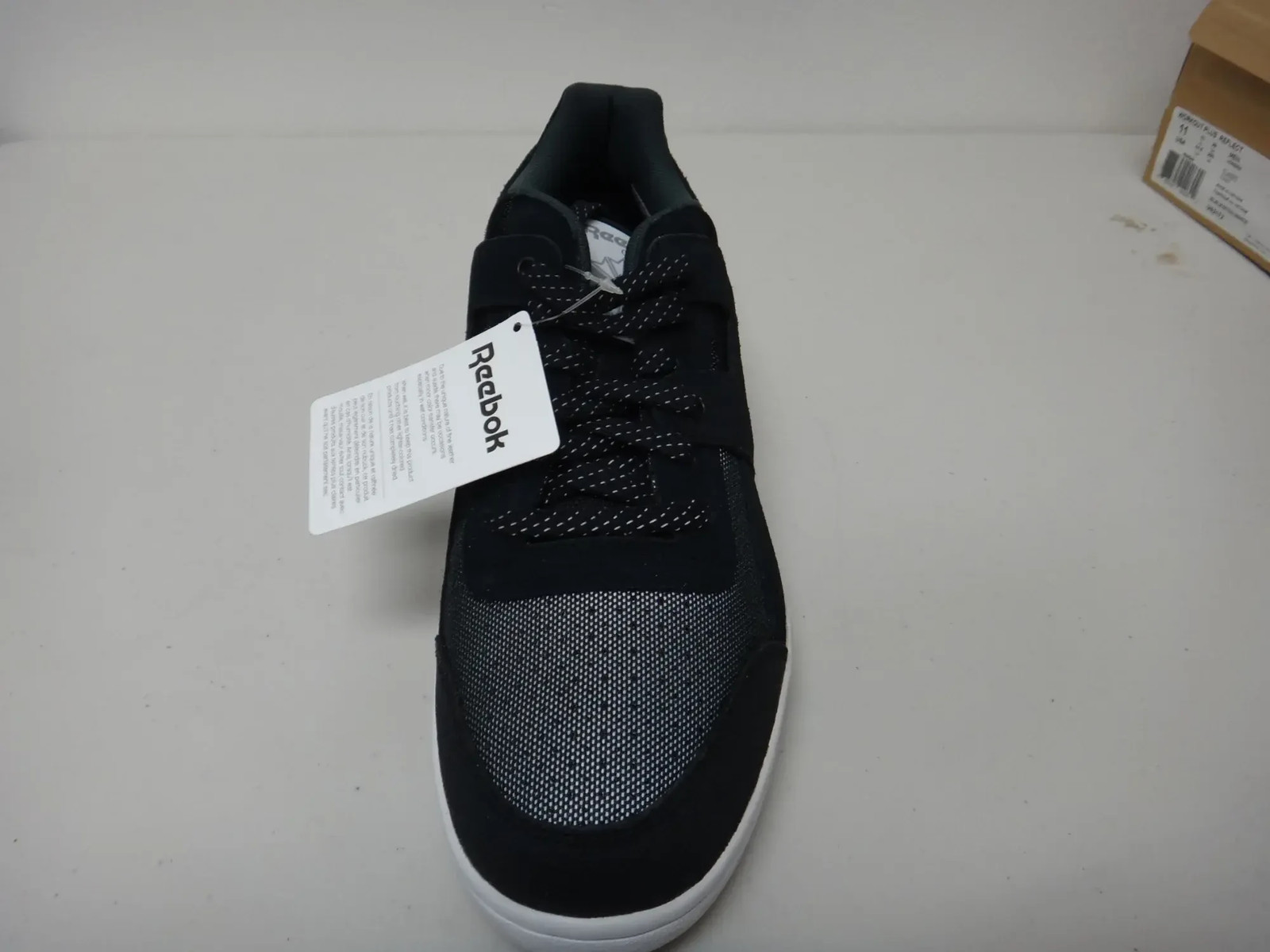 Reebok Workout Plus Reflect Men's 11 Black Steel White V62172 Sneakers image 5
