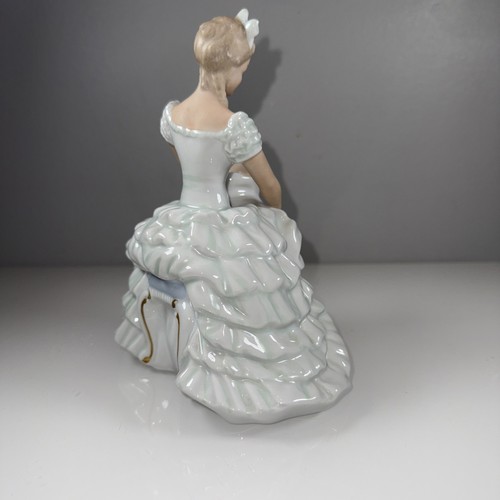 Estatuilla bailarina de ballet de porcelana Schaubach Kunst Wallendorf Alemania - Imagen 7 de 18