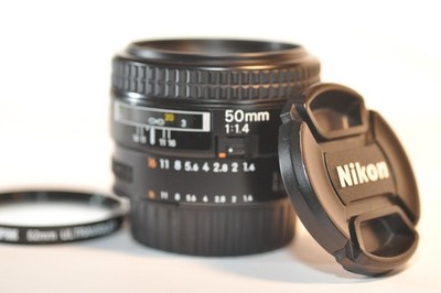 Nikon AF Nikkor 50mm f/1.4 PRIME FX CLEAN lens for FM2n N80 D780 DF D850 D7500