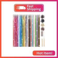 24 Colors Hair Tinsel, 8600 Strands Hair Tinsel Kit, Tinsel Hair Extensions