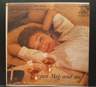 RARE! MEG MYLES ''JUST MEG AND ME'' LIBERTY LP LRP 3041 MONO VG/VG+