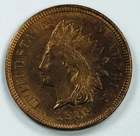 1909 INDIAN HEAD ONE CENT! RED GEM BU+++! COLLECTORS ITEM! BEAUTIFUL! NR #P2012