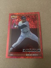 2021 Topps Archives Willie Mays /50 RED HOT FOIL SF Giants