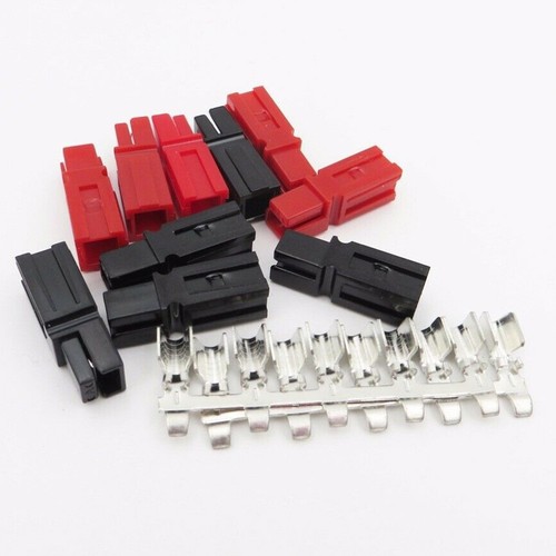 Compatibility 5 Pairs 30A Amp Power Marine Connector Black Red Terminal - Picture 3 of 12