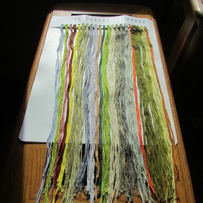 DMC Numbered Cross Stitch Cotton Floss 39 Colors / 6: 16 inch Strands each