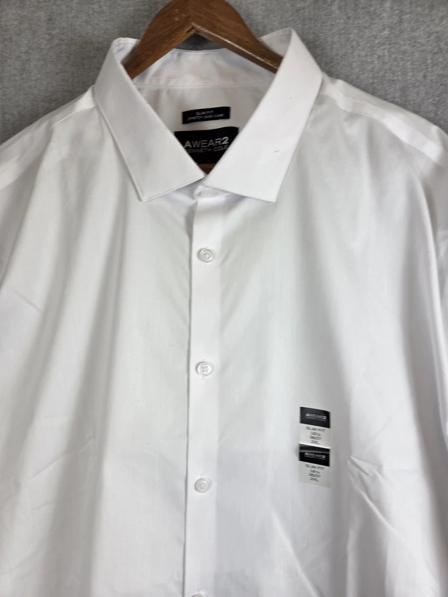 Kenneth Cole White Cotton Blend Dress Shirts for Men for sale | eBay Kenneth Cole White Cotton Blend Dress Shirts for Men for sale | eBay