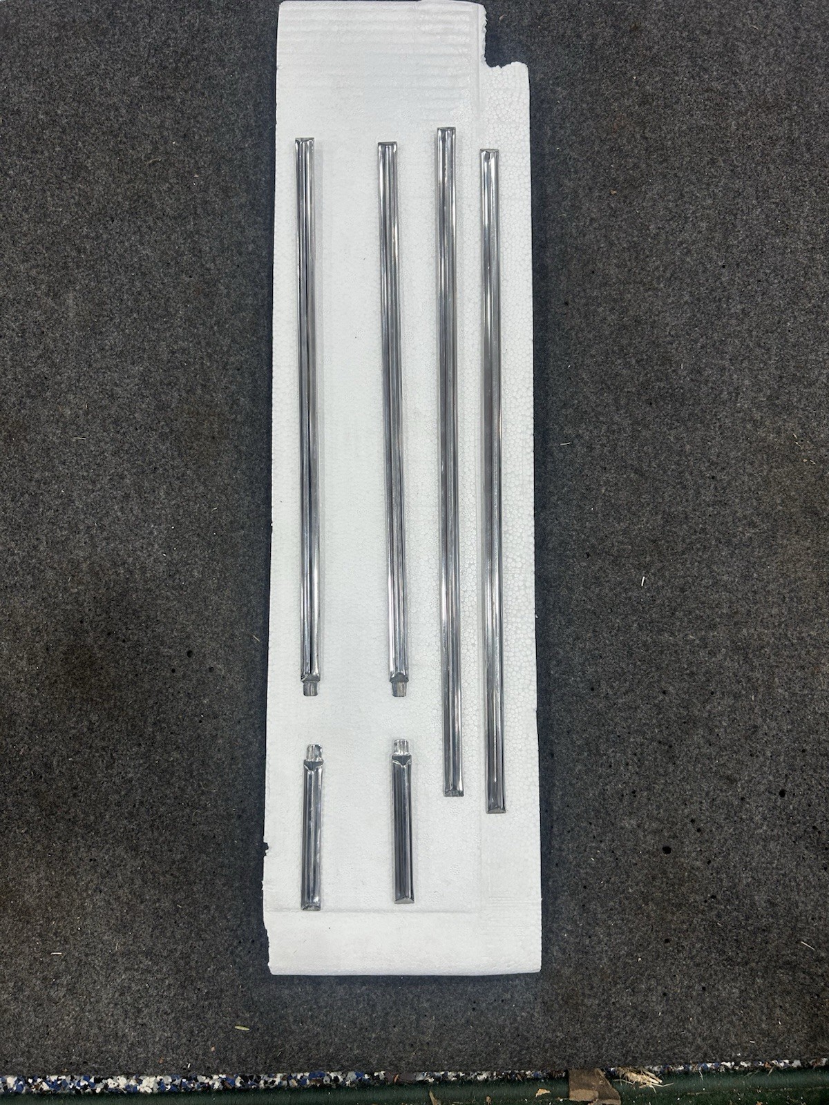 64 Comet Rear Interior Panel Stainless Moulding