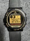 Vintage Lorus Sports Digital Watch 50m wr New Battery W339-4A08