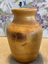 Wooden Vase, Hand Turned6  Tall
