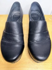 Dansko Tenley Slip-on Clogs, Black Size 40 EU/9.5 US