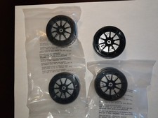 E-Racers Sportwerks SWK6080 4 Drift Wheels, Black 1 Open Horizon Hobby Discontin