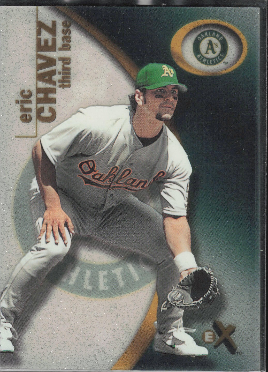 2001 Fleer E-X #4 Eric Chavez